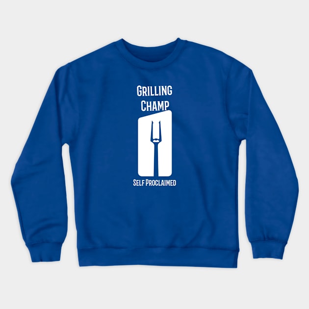 Grilling Champion Crewneck Sweatshirt by Preston James Designs